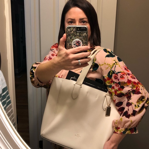 Authentic NWOT leather Coach purse - Picture 5 of 8